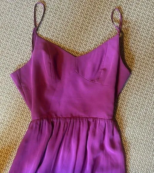 Joanna August Ceremony large fitted bodice sash full skirt bridesmaid open back - Image 2
