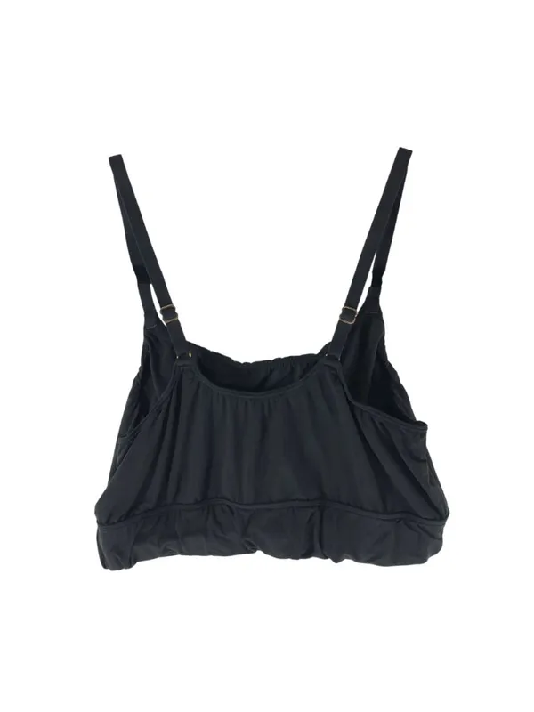 Natori Black Adjustable Strap Bralette With Elastic Hem Womens M - Image 2