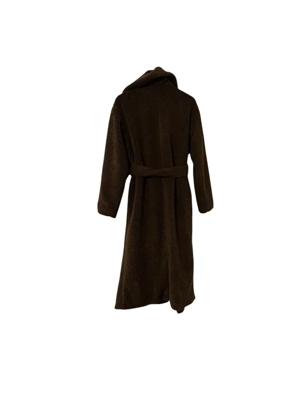 4TH & RECKLESS Teddy Jacket Trench Coat Brown Size M - Image 5
