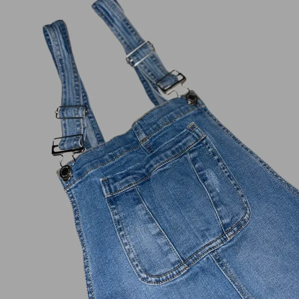 Indigo Blue Size Medium Blue Maternity Light Wash Denim Apparel - Image 3