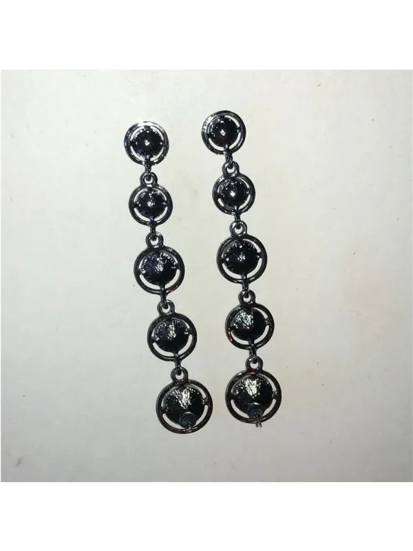 Aurora Crystal Rainbow Drop Earrings - Image 4