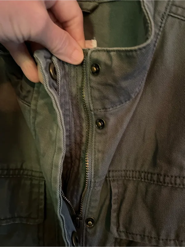 GAP Olive Utility Field Jacket M - Image 3