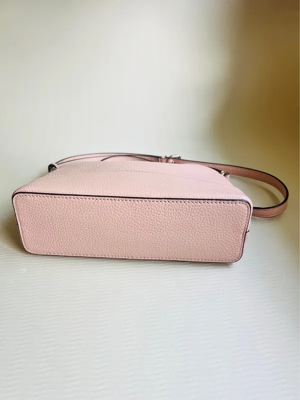 Kate Spade Southport Avenue Hanna Crossbody Chalk Pink Leather Dome Bag NWOT - Image 4