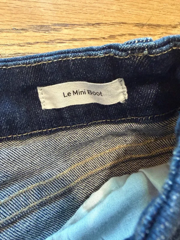 Frame Jeans Le Mini Boot Habana Blue - Image 6