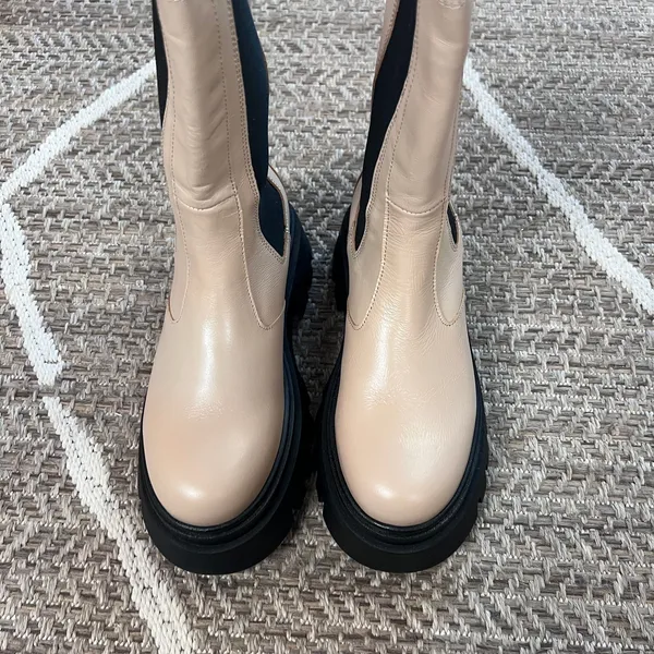 ALOHAS Chunky Lug Sole Boot Sz 38/ US 7-7.5 - Image 5