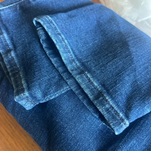 Mother High Waisted Looker Blue Jeans - Image 3