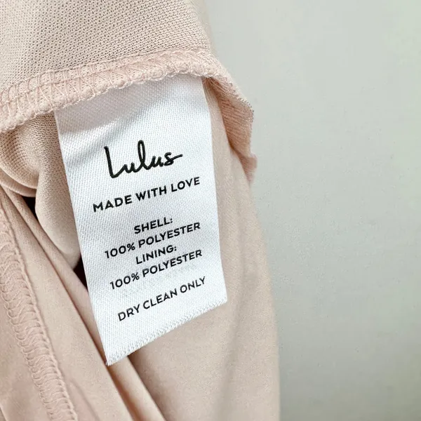 Lulus Heavenly Hues Blush Maxi Dress Chiffon Bridesmaid Formal Evening XL NWT - Image 6