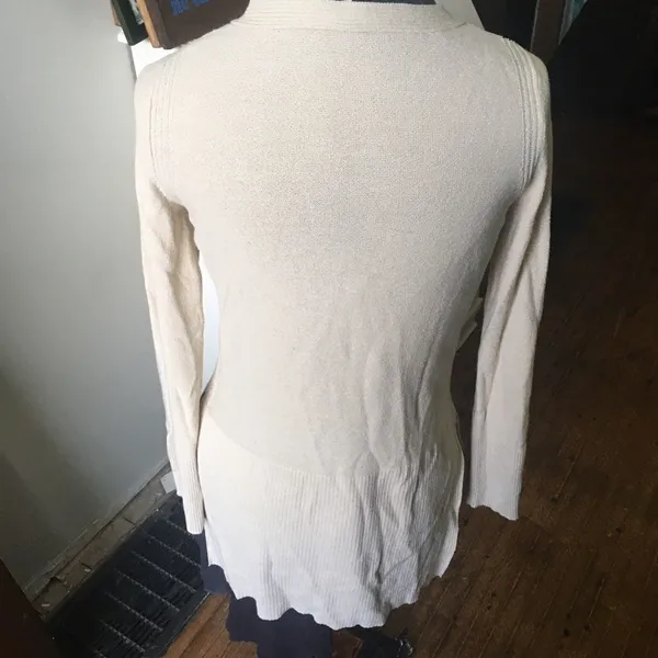 Free People cream crisscross sweater tunic - Image 5