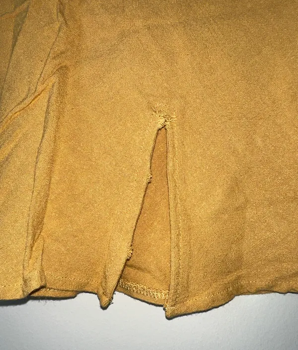 Yellow Mini Skirt - Image 3