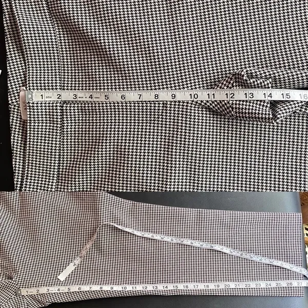 A.L.C.‎ James Pants Houndstooth Cotton Blend Black Cream Size 18 NWT - Image 12
