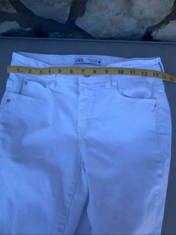Zara Slim White Skinny Jeans size 6 - Image 4