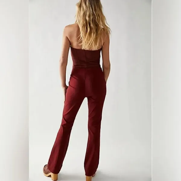 Free People Go For That Slim Flare Pants Women’s Small - Image 2