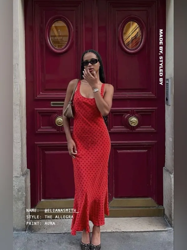 Réalisation Par Allegra Silk Maxi Dress Aura XS NWT - Image 11