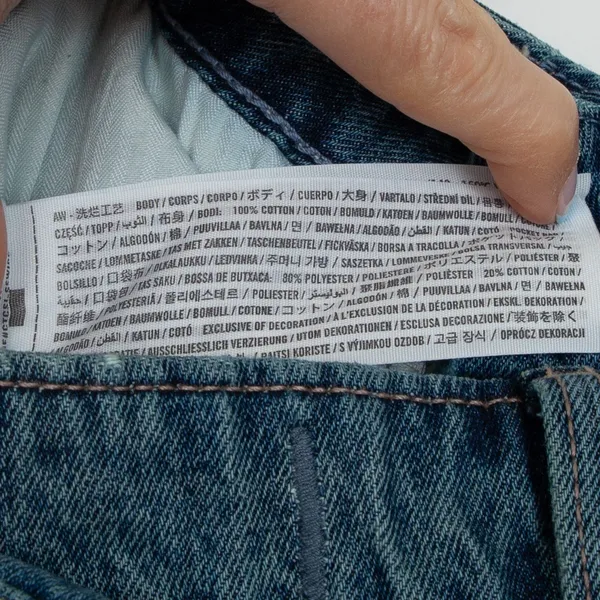 Hollister Low Rise Baggy‎ Jeans Womens Size 000R W23 Regular Medium Wash Denim - Image 7