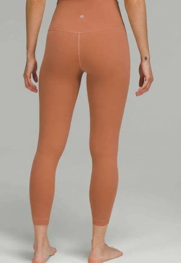 Lululemon align, dusty clay set size 4 NWOT align leggings 25 length, align bra - Image 4