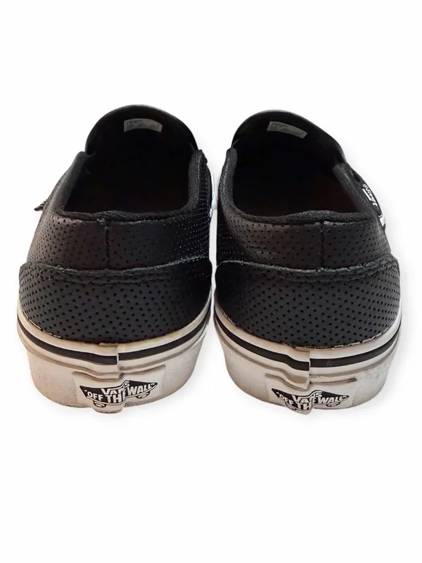 Vans Asher Slip-On Sneaker Women’s Size 7 Black - Image 4