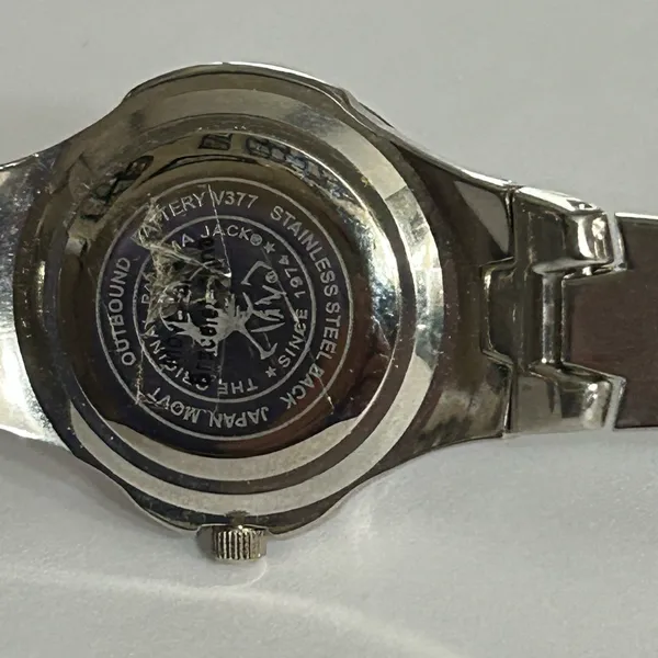 Panama Jack Women’s Silver Link and Blue Face Water Resistant Watch - Image 7