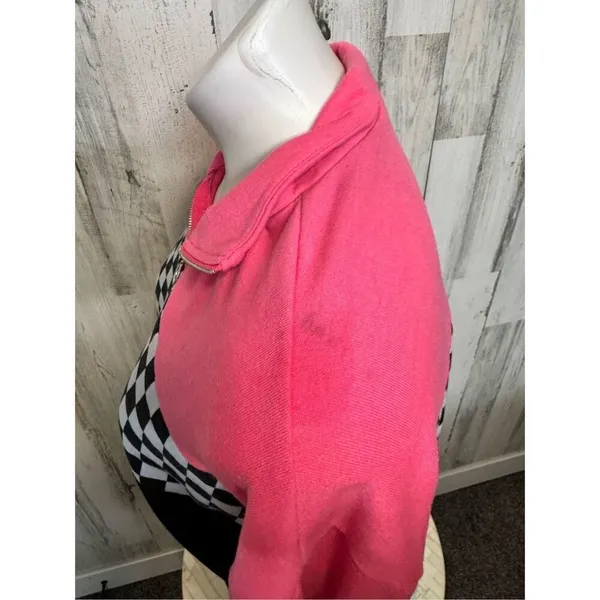 Rue21 pink Crewneck with quarter zipper size medium - Image 5