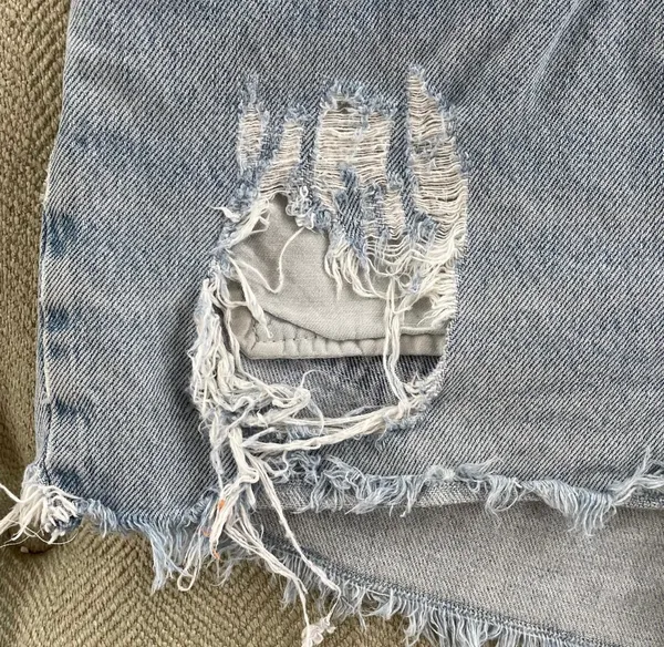 High Waisted Vintage Levi Shorts - Image 5