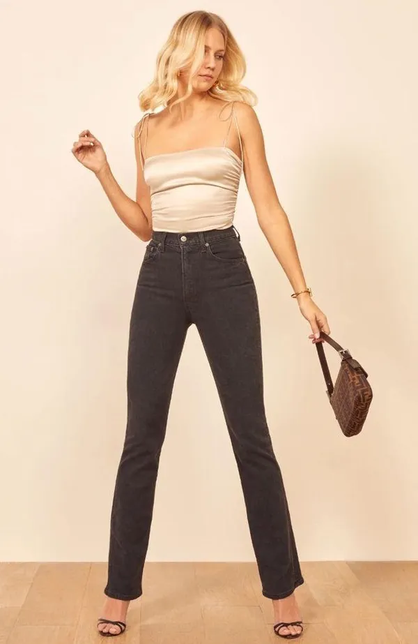 Reformation | Lucrezia Silk Top Ivory - Image 4