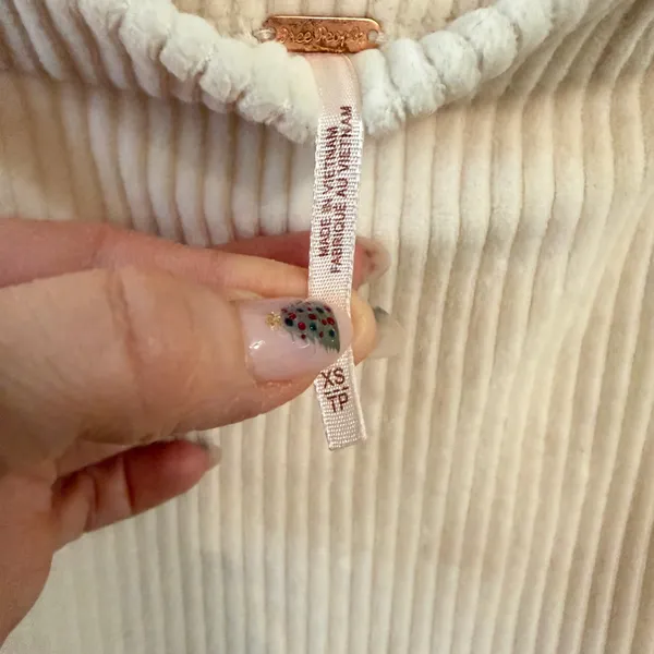 corduroy skirt slit on side - Image 3