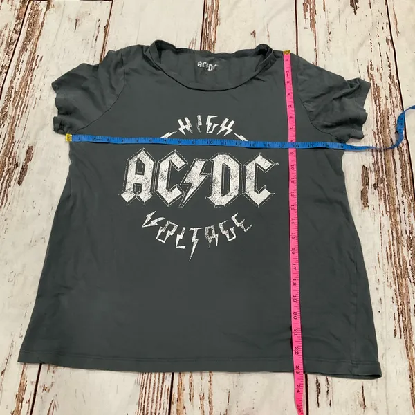 AC/DC HIGH VOLTAGE GREY T SHIRT‎ - Image 2