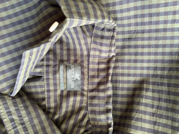 Knox & Lane Gingham Button Down Purple - Image 4