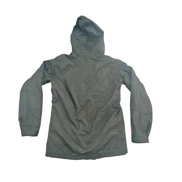 SIMS Snowboarding Jacket Charcoal Black Hooded Womens MEDIUM - Image 2