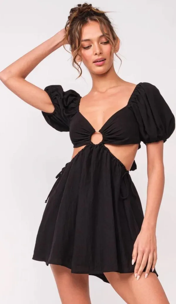 Isabelle’s Cabinet Sky To Moon O-Ring Cutout Dress - Image 4