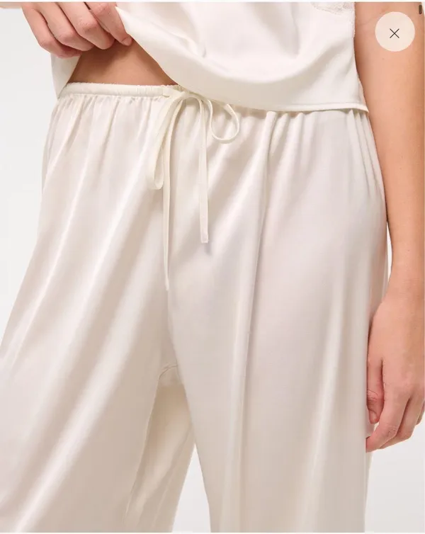 Abercrombie White Pearl Sleep Cami and Pants - Image 10