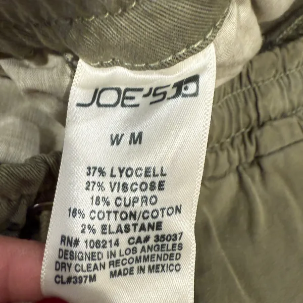 Joe’s Jeans Cargo Joggers Womens Medium NWT Green Utility Pocket Stretch Pants - Image 4