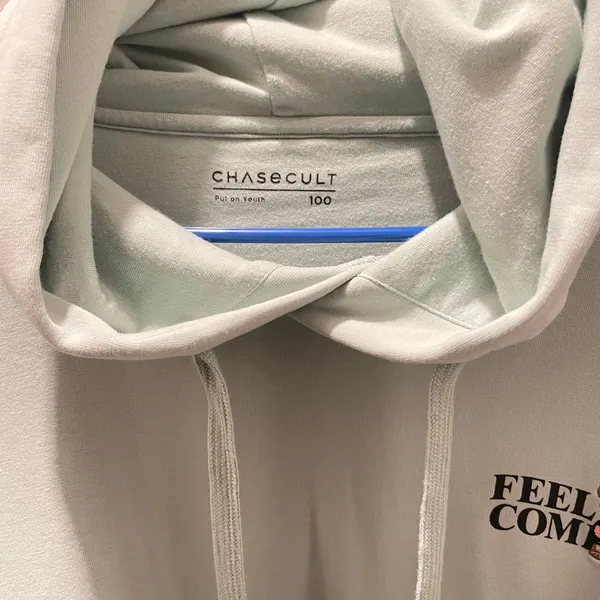 Chase Cult hoodie in light green - Image 2