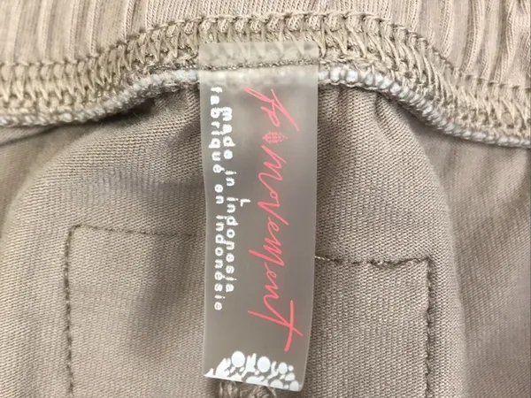 FP Movement Baggy Jogger Pant Sz L Gray Relax Stylish Balloon Style Chic Travel - Image 8