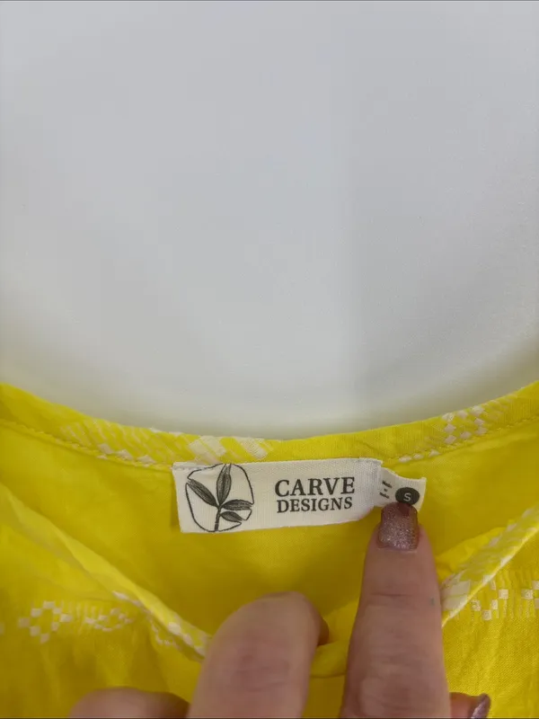 Carve Designs small yellow maxi dress - Image 2