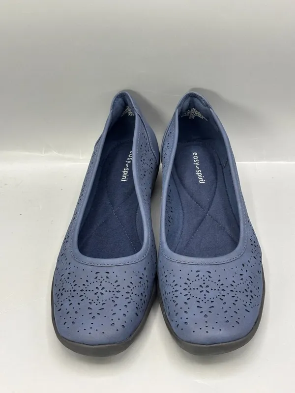 Easy Spirit Alessia 3 Ballet Flats Womens 8M Blue Work Travel Slip On Shoes - Image 3