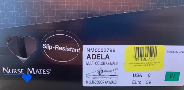 Adela Multi Pets Print Slip On Sz 8 - Image 8