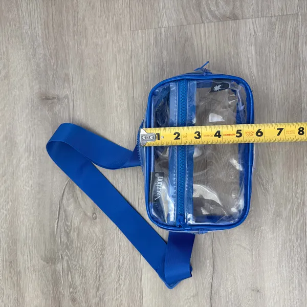 Vacation Sunscreen Blue Clear Fanny Pack - Image 4