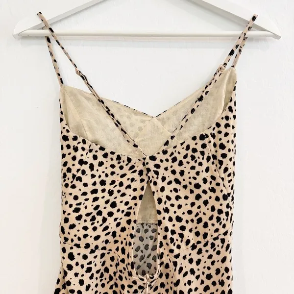 Pacsun Lottie Moss Leopard Crepe Dress XS Y2K Grunge Club Wear Indie Sleaze Chic - Image 10