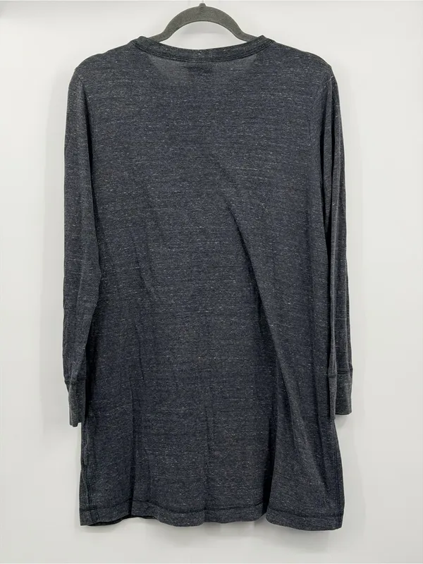 Nike Sportswear Gym Vintage Long Sleeve T Shirt Dress Gray Medium AA2015‎ - Image 3