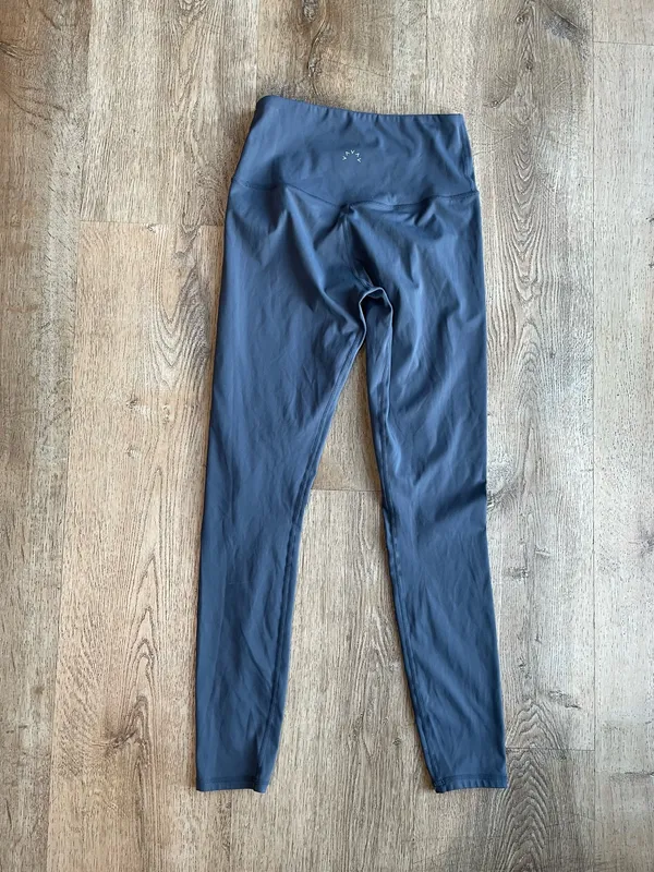 Varley XS High Waist Always Leggings Slate Blue Athleisure - Image 4