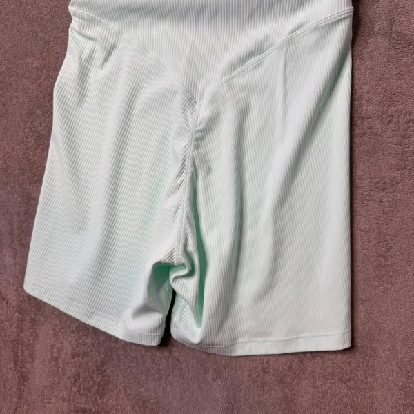 Paragon Fitwear Ribbed Shortsuit Activewear Pastel Green Size L Athletic‎ Padded - Image 8