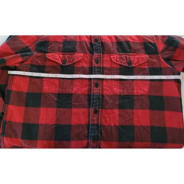 American Eagle Buffalo Plaid Women's Size Medium - Image 5