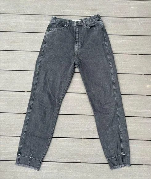 Free People Black Baggy Boyfriend Jean - Image 2