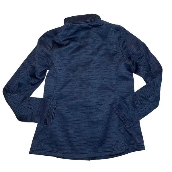Port Authority Navy Digi Stripe Fleece Jacket Percona Logo Medium L231 New Gorp - Image 2