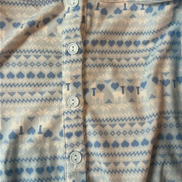 Holiday Long-Sleeve One Piece Pajama - Image 5