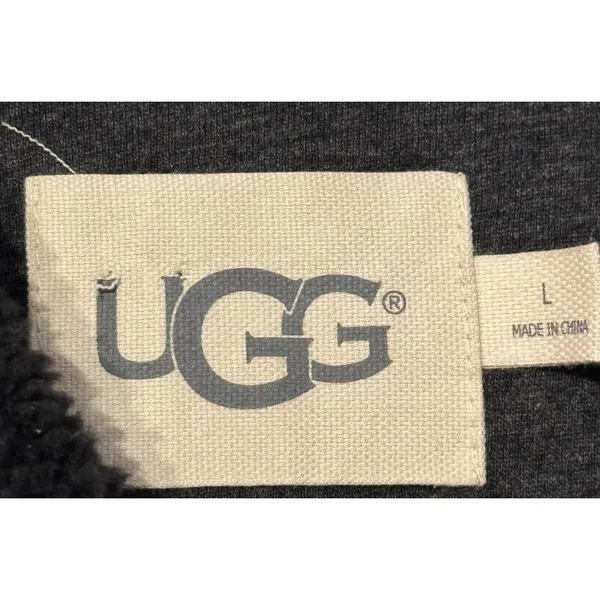 UGG‎ Australia Women's Jacket Kayla Quilted Hoodie Asymmetrical Black Large NWT - Image 7