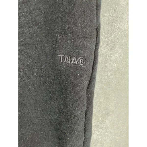 TNA Women Sweatpants Cozy Fleece Mega Fit Black Small - Image 6