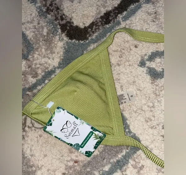Green Cheeky Bikini Sz.S - Image 4