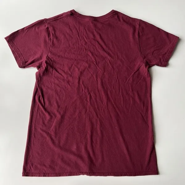 Harry Potter Gryffindor Quidditch Short Sleeve Tee in Maroon Yellow Size S - Image 2