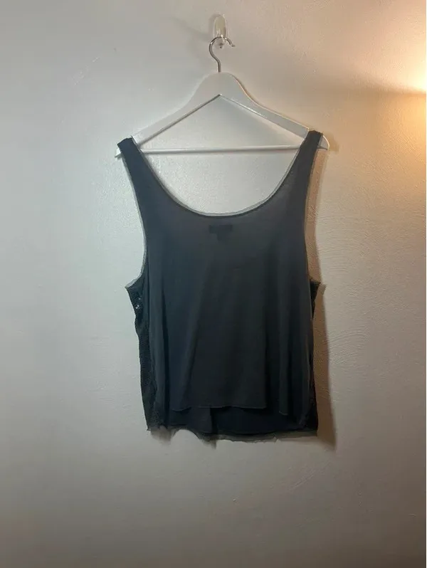 Y2K American Eagle Sequins Tank Top Size XL - Image 2